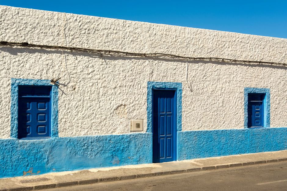 House exterior with painted siding and windows